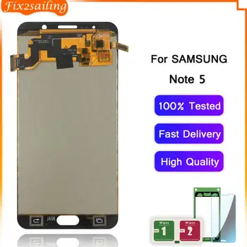 AMOLED LCD Display For Samsung Galaxy Note 5 N9200 N920T N920A N920I N920G Touch Screen Digitizer Assembly for Samsung Note 5
AMOLED LCD Display For Samsung Galaxy Note 5 N9200 N920T N920A N920I N920G Touch Screen Digitizer Assembly for Samsung Note 5