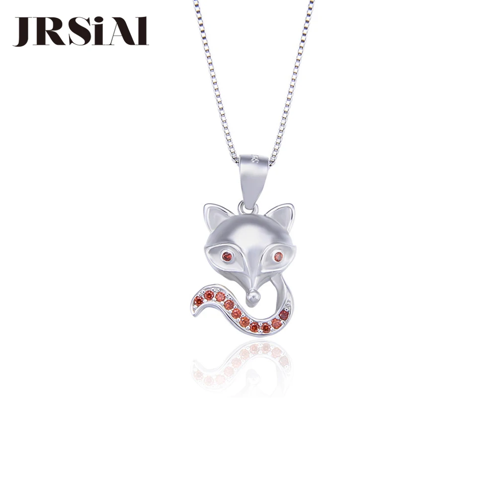 JRSIAL 925 Sterling Silver Zircon Fox Necklace Pendant Fashion Elegant Temperament Clavicle Chain Accessories JRP0071-72
JRSIAL 925 Sterling Silver Zircon Fox Necklace Pendant Fashion Elegant Temperament Clavicle Chain Accessories JRP0071-72