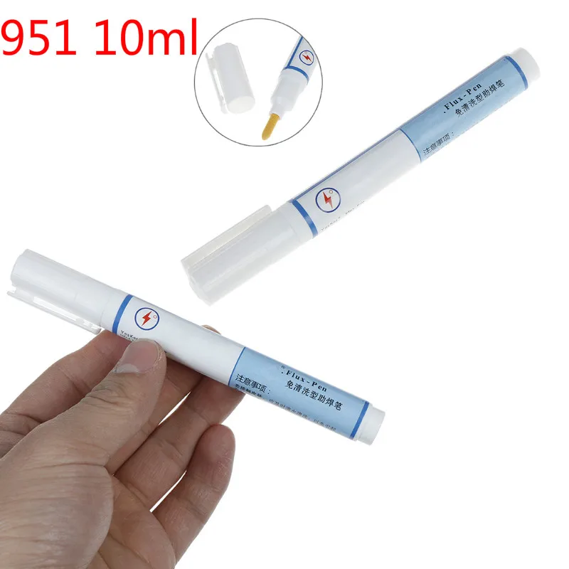 951 10ml Soldering Rosin Flux Pen Low-Solids Non-clean For Solar cell panel DIY Kester Solder Power
951 10ml Soldering Rosin Flux Pen Low-Solids Non-clean For Solar cell panel DIY Kester Solder Power