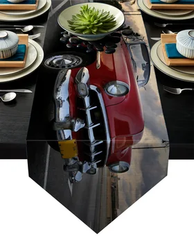Retro Car Vintage American Rural Style Table Runner Table Flag Home Party Decorative Tablecloth Table Runners for Wedding
Retro Car Vintage American Rural Style Table Runner Table Flag Home Party Decorative Tablecloth Table Runners for Wedding