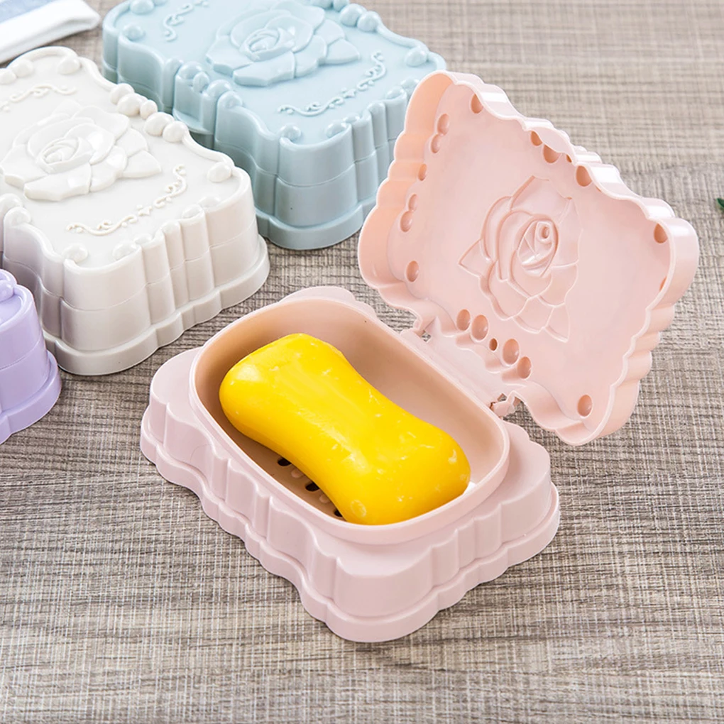 Recableght Soap Storage Box Rose Shaped Dish Small And Lightweight Easy To Carry Soap Holder With Cover Bathroom Accessories
Recableght Soap Storage Box Rose Shaped Dish Small And Lightweight Easy To Carry Soap Holder With Cover Bathroom Accessories