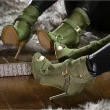 Sexy Army Green Peep Toe Back Zipper Bootie Peep Toe Buckle Strap Thin Heeled Gladiator Sandals Boot Shoes Women Sexy Ankle Boot
Sexy Army Green Peep Toe Back Zipper Bootie Peep Toe Buckle Strap Thin Heeled Gladiator Sandals Boot Shoes Women Sexy Ankle Boot