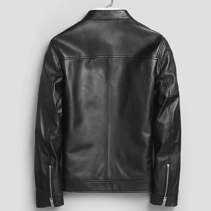Men's Leather Jacket Real Sheepskin Leather Coat Motorcycle Genuine Leather Jackets men Fashion 2020 DK017 KJ2414
Men's Leather Jacket Real Sheepskin Leather Coat Motorcycle Genuine Leather Jackets men Fashion 2020 DK017 KJ2414