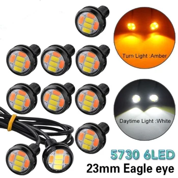 DRL Light Lamp Kit 10PCS 12V DC 23MM 5730 Eagle Eye Daytime Running Dual Color Accs Durable New Sale
DRL Light Lamp Kit 10PCS 12V DC 23MM 5730 Eagle Eye Daytime Running Dual Color Accs Durable New Sale