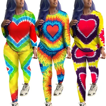 Autumn Winter Women Two Piece Set Top and Pants Plus Size Tracksuit Sweatsuit Outfit Heart Print Active Sexy Sets
Autumn Winter Women Two Piece Set Top and Pants Plus Size Tracksuit Sweatsuit Outfit Heart Print Active Sexy Sets