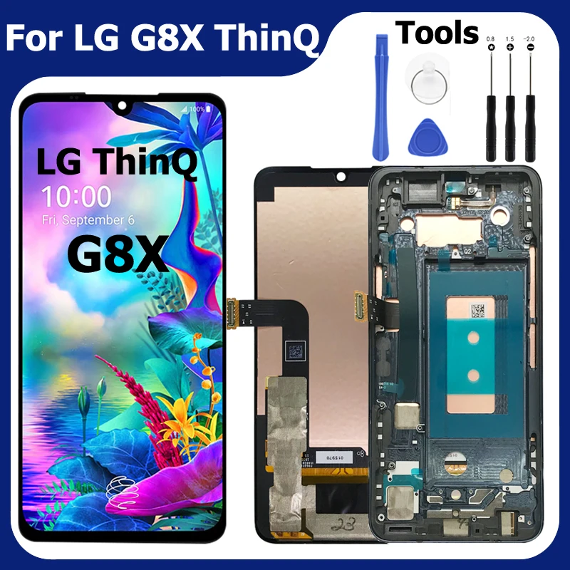 ЖК-дисплей AAA + для LG G8X ThinQ, 6,4 дюйма, Super AMOLED экран Pantalla G8X, запасная часть, зеркальный экран, дигитайзер в сборе, ремонт
ЖК-дисплей AAA + для LG G8X ThinQ, 6,4 дюйма, Super AMOLED экран Pantalla G8X, запасная часть, зеркальный экран, дигитайзер в сборе, ремонт
