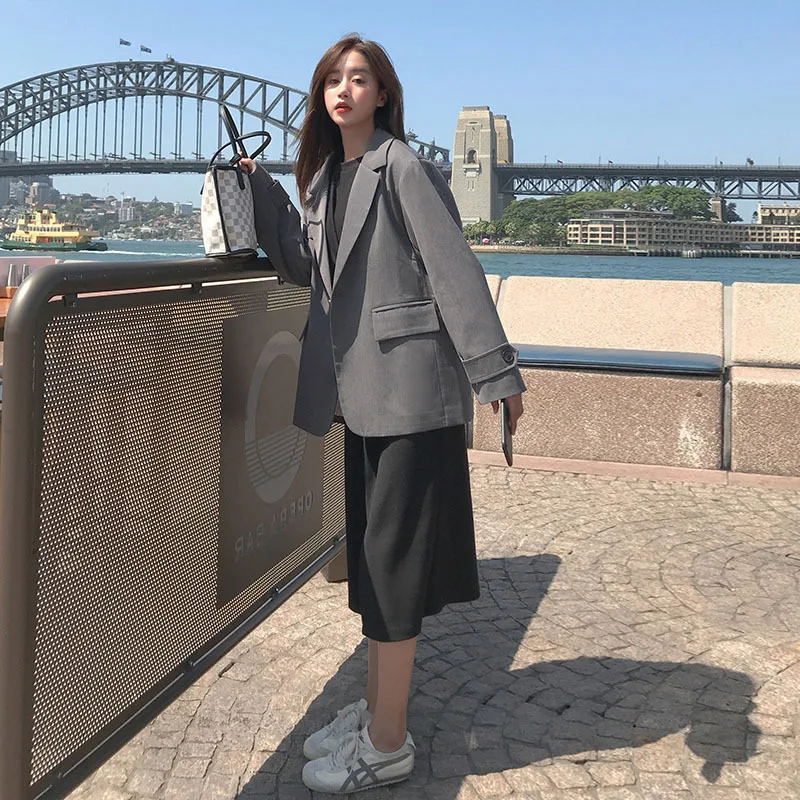 Photo Shoot Online Celebrity Small Suit Coat Women's 2019 Autumn Clothing Korean-style Students Loose Casual Retro CHIC South Ko
Photo Shoot Online Celebrity Small Suit Coat Women's 2019 Autumn Clothing Korean-style Students Loose Casual Retro CHIC South Ko