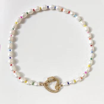 women summer party necklace exquisite pearl colorful beads pendant choker delicate shiny spiral button neck jewelry fashion
women summer party necklace exquisite pearl colorful beads pendant choker delicate shiny spiral button neck jewelry fashion