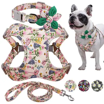 French Bulldog Harness Leash And Collar Set Printed No Pull Dog Harness Vest Leash Collar Set For Small Medium Large Dogs
French Bulldog Harness Leash And Collar Set Printed No Pull Dog Harness Vest Leash Collar Set For Small Medium Large Dogs