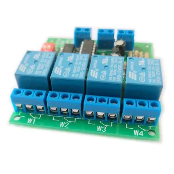4-way self-locking relay DC12V 4-way independent input and output bistable module Anti-interference enhanced
4-way self-locking relay DC12V 4-way independent input and output bistable module Anti-interference enhanced