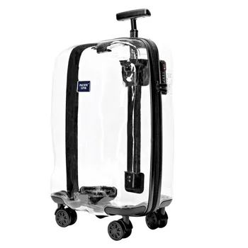 20 Inch High Quality Transparent PC Spinner Travel Bag Rolling Luggage Brand pacific link usa Suitcase
20 Inch High Quality Transparent PC Spinner Travel Bag Rolling Luggage Brand pacific link usa Suitcase