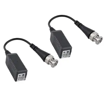 BZX-206L Single Channel CCTV Via Twisted Pairs UTP Passive Video Balun Transceiver black color durable
BZX-206L Single Channel CCTV Via Twisted Pairs UTP Passive Video Balun Transceiver black color durable