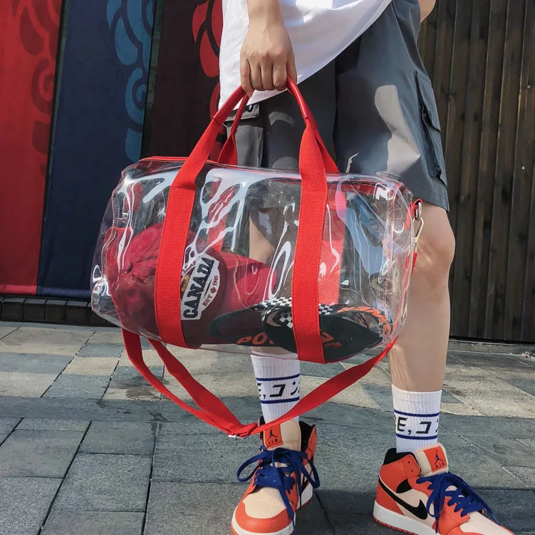 Jelly Handbag Toth Travel Bag Transparent Large Capacity Shoulder Big Bag Summer Students Single-shoulder Bag for Women Fashion
Jelly Handbag Toth Travel Bag Transparent Large Capacity Shoulder Big Bag Summer Students Single-shoulder Bag for Women Fashion