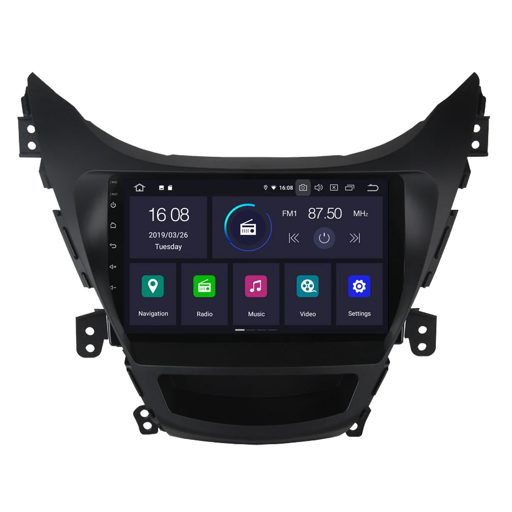 Автомагнитола для Hyundai Elantra Avante I35 2010 2013 Android 9 0 автомобильная стереосистема с GPS