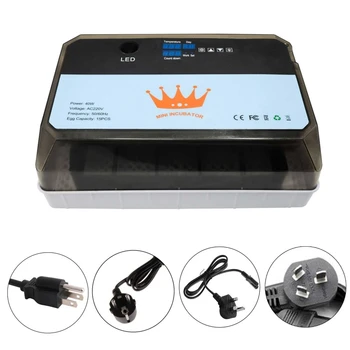 Automatic Farm Egg Hatchery Incubator Digital Display Chicken Duck Incubation Tools Birds Pigeon Quail Brooder Hatcher
Automatic Farm Egg Hatchery Incubator Digital Display Chicken Duck Incubation Tools Birds Pigeon Quail Brooder Hatcher