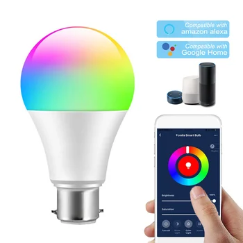 Smart WiFi Smart Bulb RGB+W LED Bulb Dimmable Light Smart Home Voice/APP Remote Control Compatible with Alexa Google Home
Smart WiFi Smart Bulb RGB+W LED Bulb Dimmable Light Smart Home Voice/APP Remote Control Compatible with Alexa Google Home