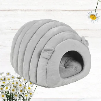 Adorable Winter Warm Pet Nest Soft Plush Half Closure Sleeping Bed for Dog Puppy Cats (Grey)
Adorable Winter Warm Pet Nest Soft Plush Half Closure Sleeping Bed for Dog Puppy Cats (Grey)