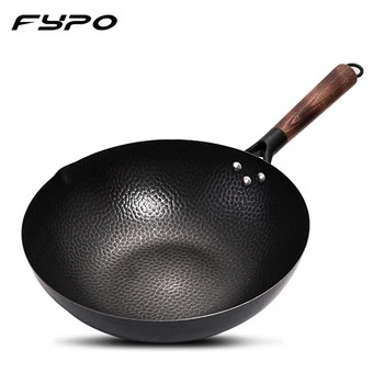 Traditional Handmade Iron Wok Non-Coating Iron Pot Cast Iron Pan General use for Gas and Induction Cooker Chinese Wok Cookware
Traditional Handmade Iron Wok Non-Coating Iron Pot Cast Iron Pan General use for Gas and Induction Cooker Chinese Wok Cookware