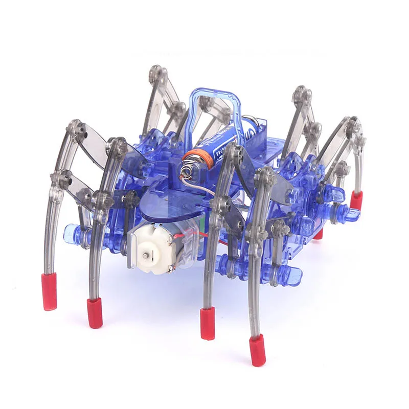 Electric Robot Spider Toy DIY Educational Kit Assembles Building Puzzle Toys Gift
Electric Robot Spider Toy DIY Educational Kit Assembles Building Puzzle Toys Gift