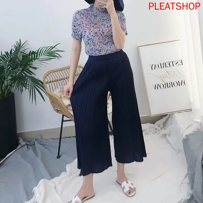 Miyake Pleated Loose Pants 2020 Spring Summer New Style Large Size Loose-Fit Slimming Casual Women's Bell-bottom trousers
Miyake Pleated Loose Pants 2020 Spring Summer New Style Large Size Loose-Fit Slimming Casual Women's Bell-bottom trousers
