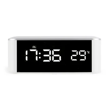 LED Digital Alarm Clock Thermometer Display Mirror Electronic Clock Table Clock with USB Cable Night Mode Function Home Decor
LED Digital Alarm Clock Thermometer Display Mirror Electronic Clock Table Clock with USB Cable Night Mode Function Home Decor