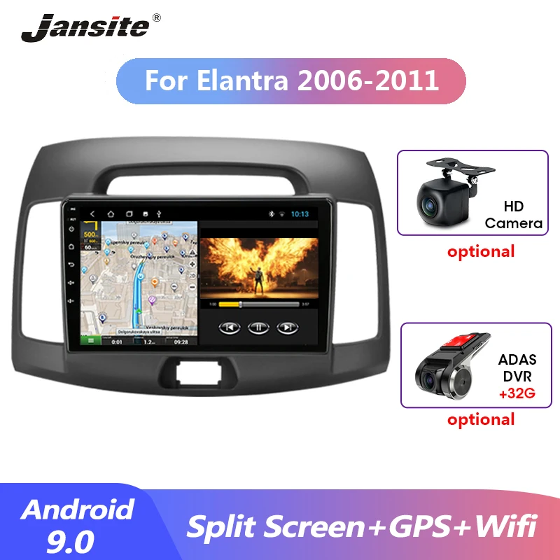 Jansite Android 9.0 player For Hyundai Elantra 2006-2011 Split Screen Navigation GPS Bluetooth Multimidia Video Player Car Radio
Jansite Android 9.0 player For Hyundai Elantra 2006-2011 Split Screen Navigation GPS Bluetooth Multimidia Video Player Car Radio