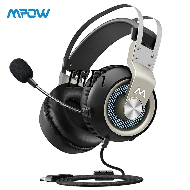 Mpow TOP EG3 Gaming Headset USB 7.1 Surround Sound Wired Over Ear Headphones With Mic&Volume Control For Internet cafe/PC
Mpow TOP EG3 Gaming Headset USB 7.1 Surround Sound Wired Over Ear Headphones With Mic&Volume Control For Internet cafe/PC