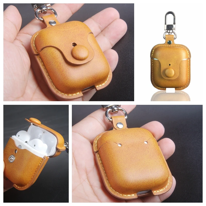 Bluetooth Earphones Case For OPPO Enco Free Crazy Horse Pattern Sheep Leather oil Leather With Keychain Shockproof Scratchproof
Bluetooth Earphones Case For OPPO Enco Free Crazy Horse Pattern Sheep Leather oil Leather With Keychain Shockproof Scratchproof