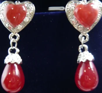 2 choices Wholesale Green/red Natural gem 18KGP Crystal Heart Clip-On Earrings natural Luxury Ms. girl Wedding Jewelry
2 choices Wholesale Green/red Natural gem 18KGP Crystal Heart Clip-On Earrings natural Luxury Ms. girl Wedding Jewelry