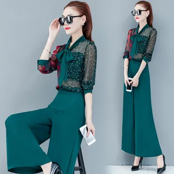 2019 Autumn Small Xiangfeng Two-piece Set Socialite Temperament Gao Waist Wide Leg Pants Are Thin Suit Female
2019 Autumn Small Xiangfeng Two-piece Set Socialite Temperament Gao Waist Wide Leg Pants Are Thin Suit Female