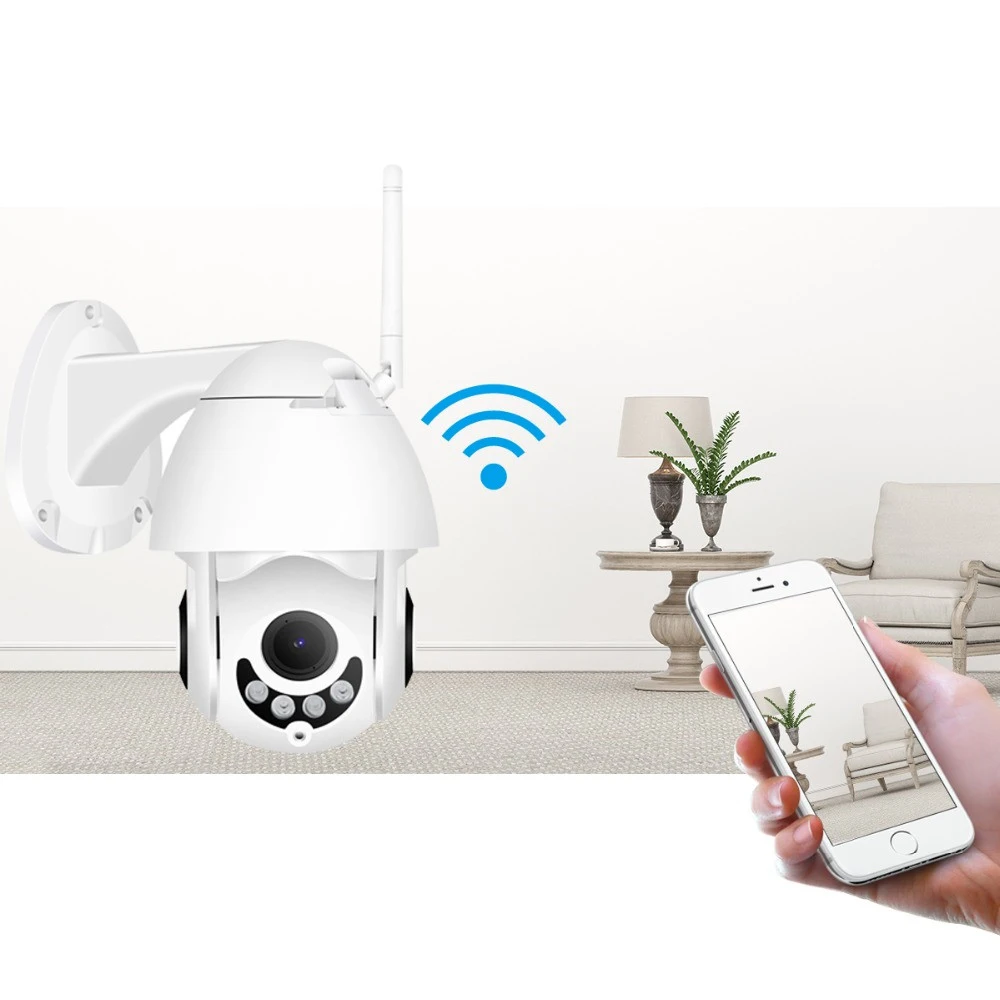 1080p infrared home monitoring WIFI camera outdoor PTZ IP camera high speed top closed circuit TV camera WIFI appearance 2MP
1080p infrared home monitoring WIFI camera outdoor PTZ IP camera high speed top closed circuit TV camera WIFI appearance 2MP