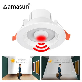 PIR Motion Sensor LED Night Light AC 85-265V 5W 10W 15W 20W Round Recessed Ceiling Spot Light for Corridor Aisle Emergency Lamp
PIR Motion Sensor LED Night Light AC 85-265V 5W 10W 15W 20W Round Recessed Ceiling Spot Light for Corridor Aisle Emergency Lamp