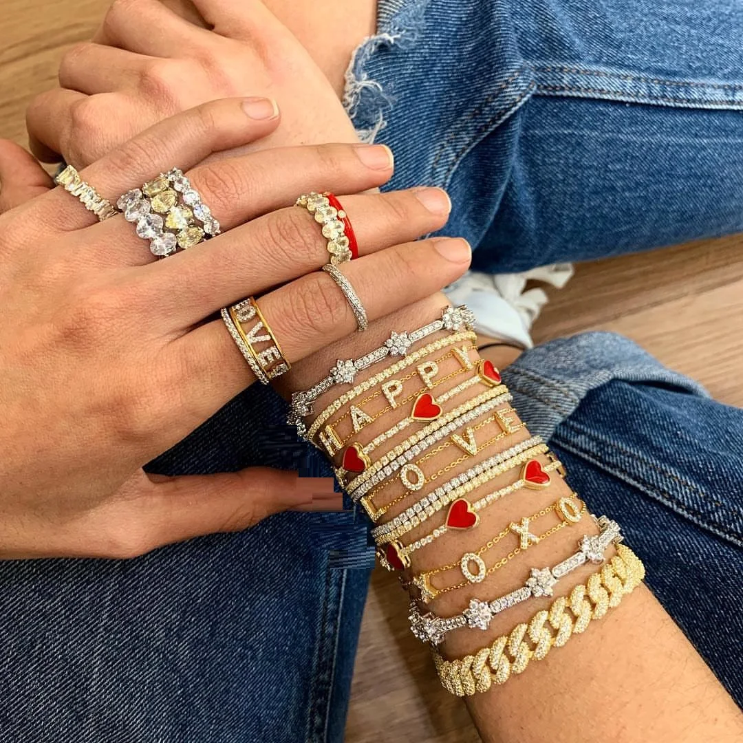 2019 new fashion jewelry sweet heart charms thin cz tennis chain high quality women bracelet fashion
2019 new fashion jewelry sweet heart charms thin cz tennis chain high quality women bracelet fashion