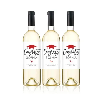 Custom 4 pcs Graduation Wine Labels Champagne Labels, Class of 2020 2021 Graduation Gift Graduation Party Favors
Custom 4 pcs Graduation Wine Labels Champagne Labels, Class of 2020 2021 Graduation Gift Graduation Party Favors