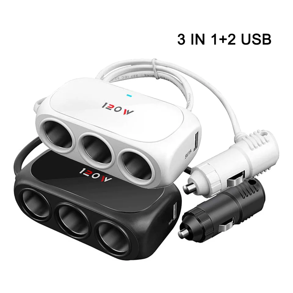 Car Cigarette Lighter 12V 24V 2.1A Car Interior Socket Splitter Dual USB Vehicle Charge Adapter For Most Mobile Phone Ipad
Car Cigarette Lighter 12V 24V 2.1A Car Interior Socket Splitter Dual USB Vehicle Charge Adapter For Most Mobile Phone Ipad