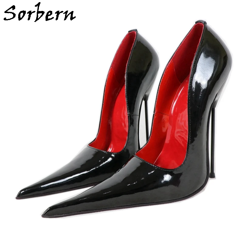 Sorbern Long Pointy Toes Women Pumps Big Size Stilettos High Heels 14Cm 16Cm 18Cm Sm Sissy Boy Shoes Couples Heels
Sorbern Long Pointy Toes Women Pumps Big Size Stilettos High Heels 14Cm 16Cm 18Cm Sm Sissy Boy Shoes Couples Heels