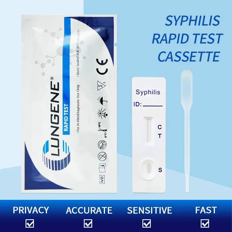 Syphilis Rapid Test Cassette Sexually Transmitted Disease Detection Hiv venereal disease Test Strip Blood Test
Syphilis Rapid Test Cassette Sexually Transmitted Disease Detection Hiv venereal disease Test Strip Blood Test