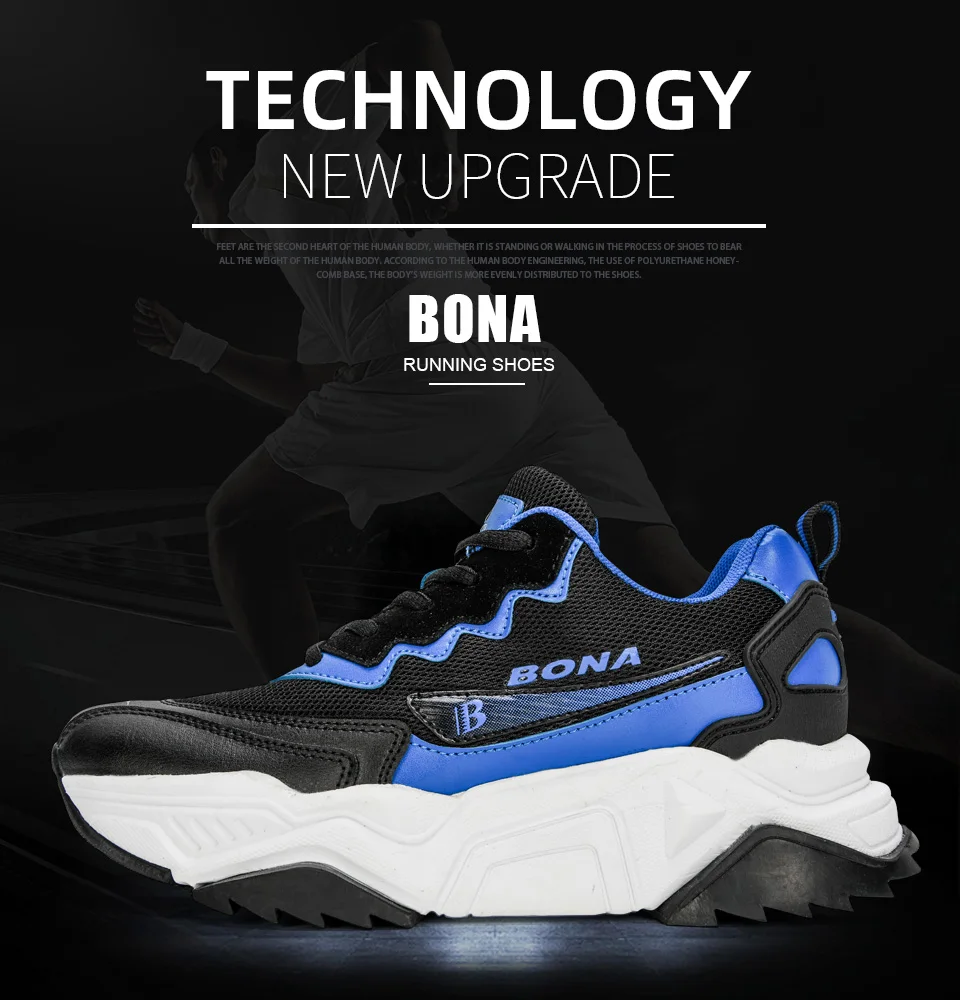 BONA 2020 New Designers Trendy Sneakers Women Jogging Shoes Trainers Lace Up Running Shoes Ladies Sport Shoes Feminimo Footwear BONA 2020 New Designers Trendy Sneakers Women Jogging Shoes Trainers Lace Up Running Shoes Ladies Sport Shoes Feminimo Footwear