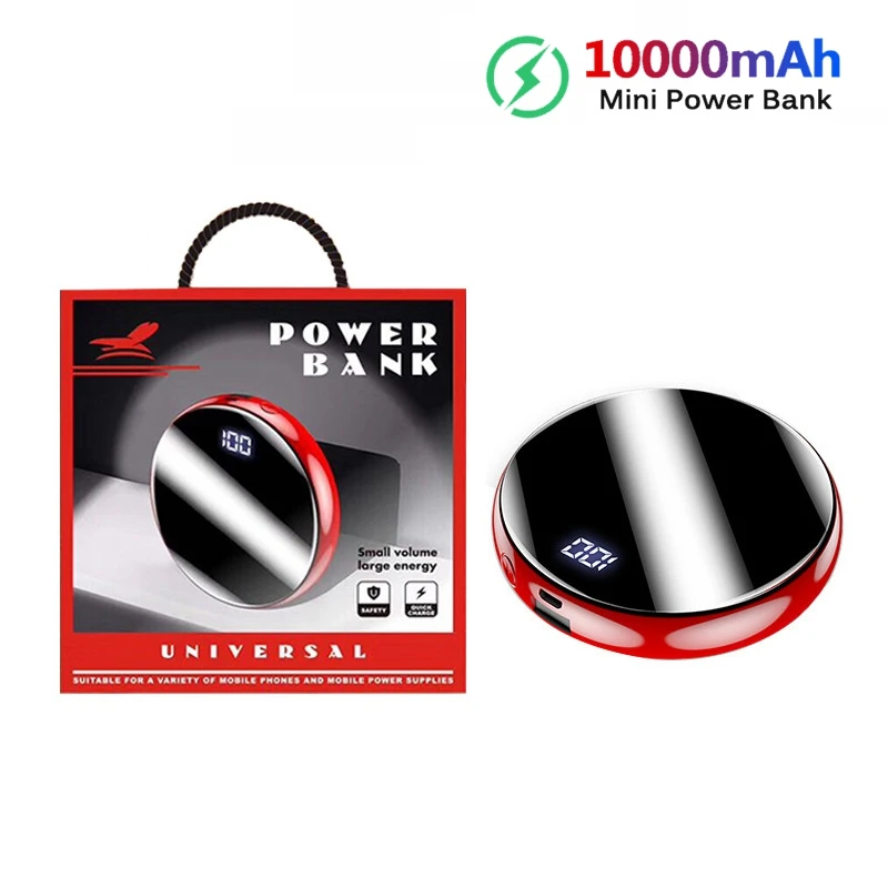 Mini Round Portable Power Bank Micro USB Charging Small Size large Capacity Safe Charger For Xiaomi iphone Samsung Powerbank
Mini Round Portable Power Bank Micro USB Charging Small Size large Capacity Safe Charger For Xiaomi iphone Samsung Powerbank