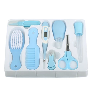 8 Pcs Multifunctional Baby Health Care Tools Thermometer Hygiene Grooming Brush Newborn Kid Kit Nail Trimmer Scissor Toiletries
8 Pcs Multifunctional Baby Health Care Tools Thermometer Hygiene Grooming Brush Newborn Kid Kit Nail Trimmer Scissor Toiletries