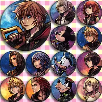 13pcs/1lot Anime Kingdom Hearts Sora Riku Kairi Ventus Figure 4865 Badges Round Brooch Pin Gifts Kids Toy
13pcs/1lot Anime Kingdom Hearts Sora Riku Kairi Ventus Figure 4865 Badges Round Brooch Pin Gifts Kids Toy