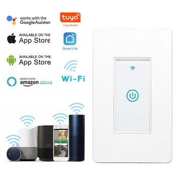 Tuya APP WiFi Smart Touch Switch Light Switch US Wireless Voice Control Remote Smart Switch By Tuya Smartlife Alexa Google Home
Tuya APP WiFi Smart Touch Switch Light Switch US Wireless Voice Control Remote Smart Switch By Tuya Smartlife Alexa Google Home