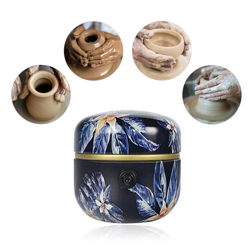 Pottery Machine Electric Pottery Wheel DIY Clay Tool Mini Pottery Wheel Machine with Tray for Adults Kids Ceramics Art 1500 RPM
Pottery Machine Electric Pottery Wheel DIY Clay Tool Mini Pottery Wheel Machine with Tray for Adults Kids Ceramics Art 1500 RPM