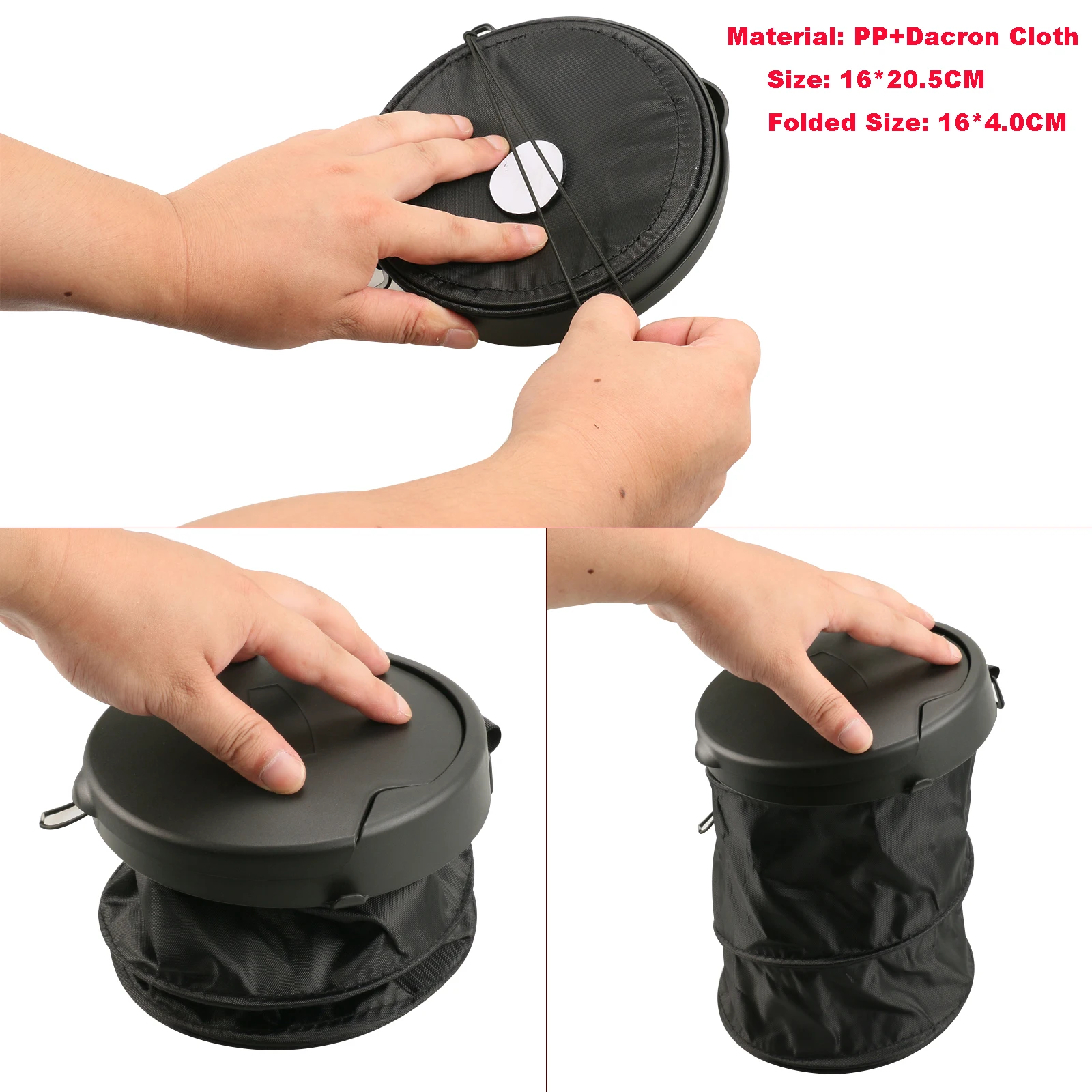 Car Trash Bin Cans Auto Mini Collapsible Pop-up Bin Portable Garbage Can With Cover Automotive Waste Storage
Car Trash Bin Cans Auto Mini Collapsible Pop-up Bin Portable Garbage Can With Cover Automotive Waste Storage