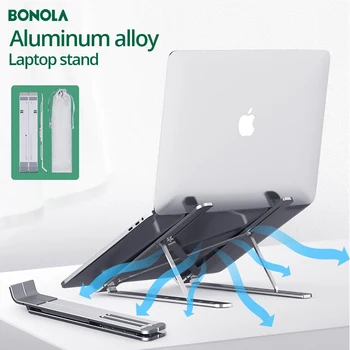Bonola Adjustable Metal Laptop Holder for Macbook Pro/HUAWEI MateBook/RedmiBook Storeable Portable Laptop Stand for Lenovo/Acer
Bonola Adjustable Metal Laptop Holder for Macbook Pro/HUAWEI MateBook/RedmiBook Storeable Portable Laptop Stand for Lenovo/Acer