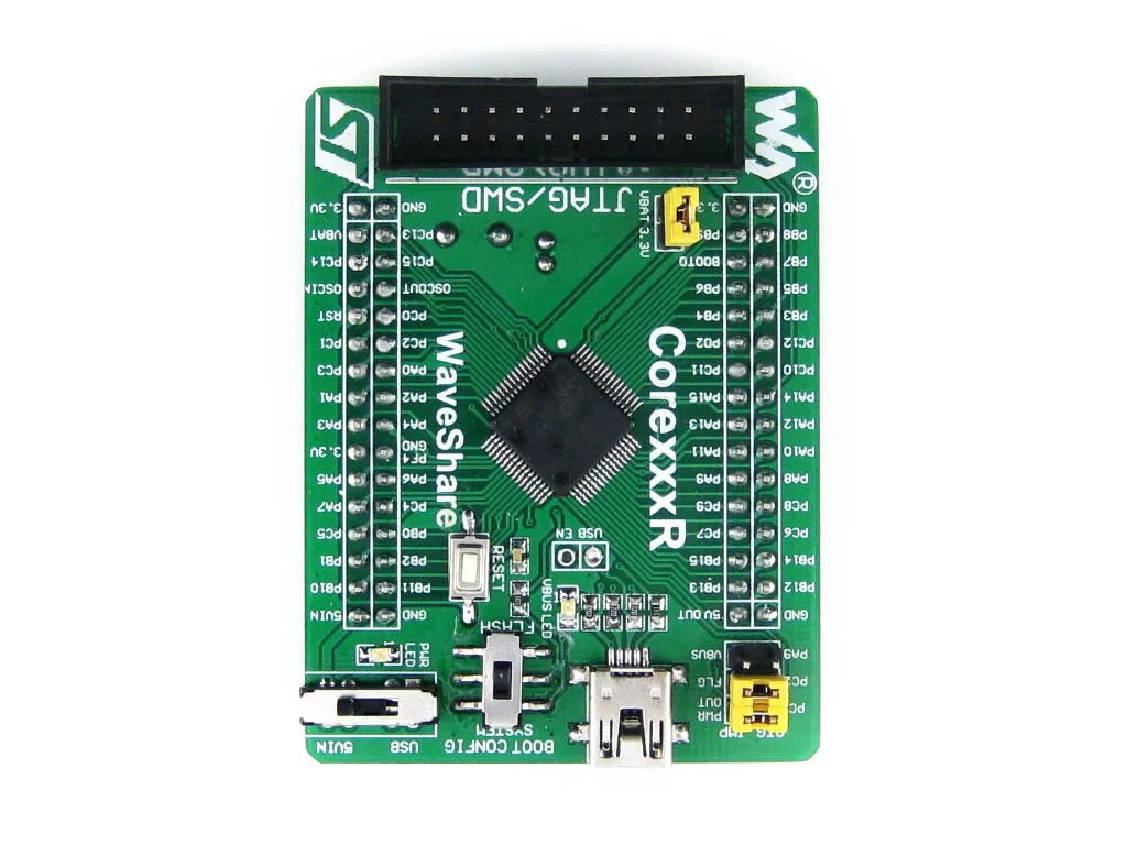 Core405R, STM32 STM32F405RGT6 MCU основная плата, полный расширитель ввода-вывода, интерфейс отладки JTAG/SWD, предназначен для STM32F405RGT6
Core405R, STM32 STM32F405RGT6 MCU основная плата, полный расширитель ввода-вывода, интерфейс отладки JTAG/SWD, предназначен для STM32F405RGT6