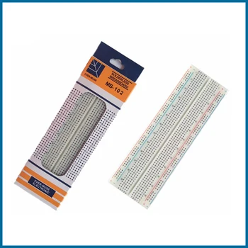 MICROBOT MB102 Prototype Breadboard MB-102 Protoboard PCB Board BreadBoard 16.5X5.5CM 830 Holes EC8
MICROBOT MB102 Prototype Breadboard MB-102 Protoboard PCB Board BreadBoard 16.5X5.5CM 830 Holes EC8