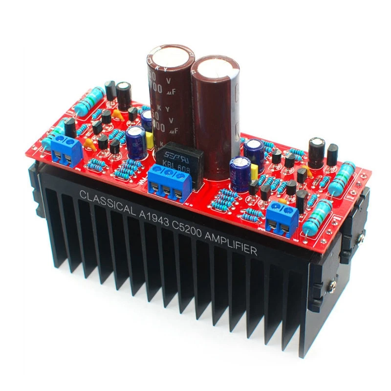 Tube Amplifiers Audio Board DIY Kits A1943 C5200 Dual AC12-28V High Power Amplifier Board Stereo HIFI Tube Fever Level
Tube Amplifiers Audio Board DIY Kits A1943 C5200 Dual AC12-28V High Power Amplifier Board Stereo HIFI Tube Fever Level