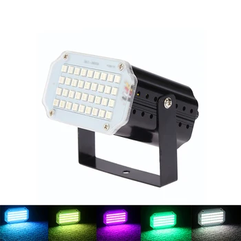 36 Leds RGB LED DJ Disco Strobe Lights Party Holiday Christmas Music Club Sound Activated Flash Lighting room Stage light Effect
36 Leds RGB LED DJ Disco Strobe Lights Party Holiday Christmas Music Club Sound Activated Flash Lighting room Stage light Effect