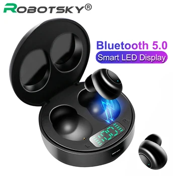 J1 TWS Bluetooth Earphones V5.0 Wireless Sport HD Stereo Noise Conceling Headsets LED Power Display Headphones for IOS Android
J1 TWS Bluetooth Earphones V5.0 Wireless Sport HD Stereo Noise Conceling Headsets LED Power Display Headphones for IOS Android